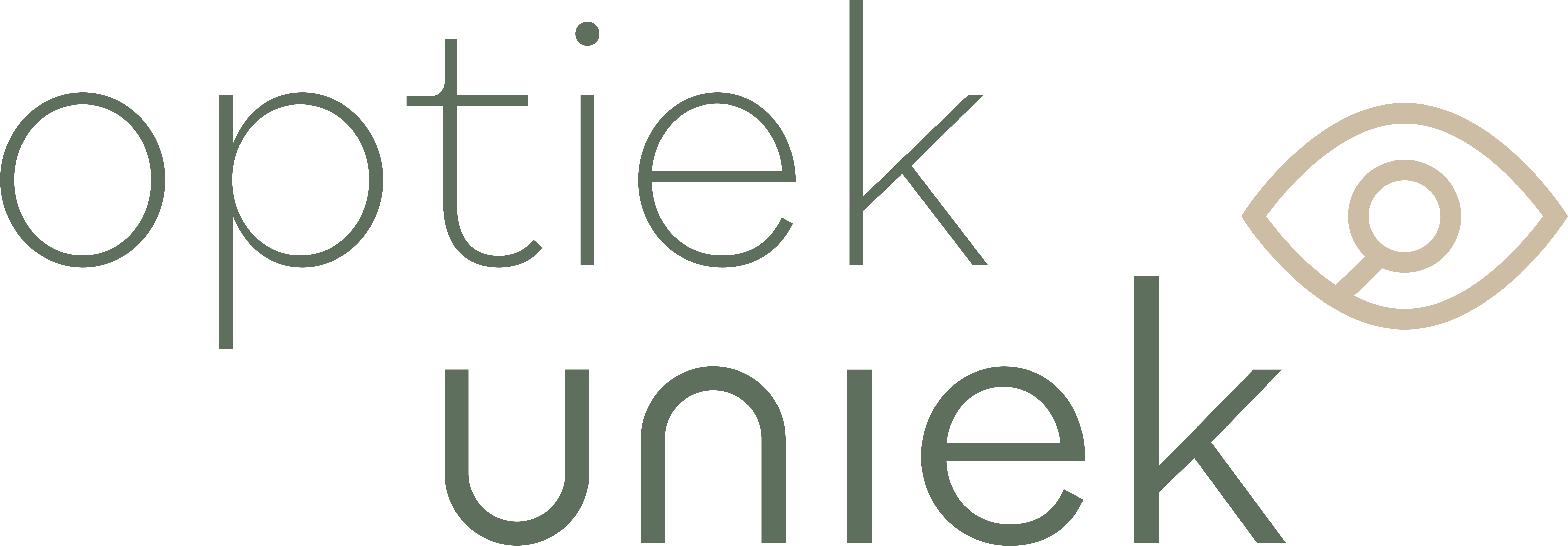 Optiek Uniek logo - groen